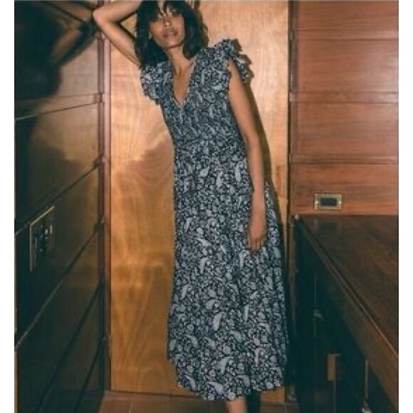 Cleobella Autumn Paisley Print Midi Dress - Picture 2 of 8